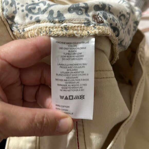 We The Free Free People 32 Ivory Now or Never Distressed Denim Cut Off Shorts - Picture 15 of 16